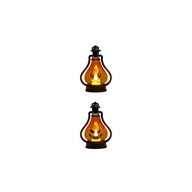 2 X (Multi) petrolejová lampa na Halloweensku dekoráciu 2 X (Multi) petrolejová lampa na Halloweensku dekoráciu