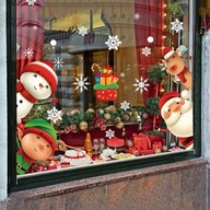 nálepky na okná na vianočnú descoru 60*90