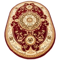 Turecký koberec 160x220 oválny kvetinový tradičný