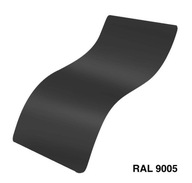 Polyesterová farba RAL 9005 Black Thick Structure