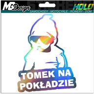 Nálepka na okno TOMEK ON BOARD HOLOGRAM Nálepka na okno TOMEK ON BOARD HOLOGRAM
