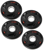HMS Set olympijských pogumovaných tanierov na činku 4x2,5 kg HMS Set olympijských pogumovaných tanierov na činku 4x2,5 kg