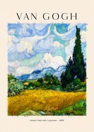 VAN GOGH Plagát pšeničné pole 40x50 cm #315
