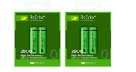 4x Batéria GP Recyko 2500mAh R6 AA Paluszek 1,2V 4x Batéria GP Recyko 2500mAh R6 AA Paluszek 1,2V