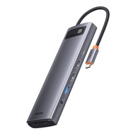 Baseus Metal Gleam multifunkčný HUB USB Type C 12v1 HDMI USB-C minijack SD