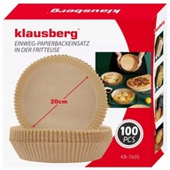PAPIEROVÁ VLOŽKA NA PEČENIE 20 cm DO VZDUCHOVEJ FRITÉZY KLAUSBERG 100 ks PAPIEROVÁ VLOŽKA NA PEČENIE 20 cm DO VZDUCHOVEJ FRITÉZY KLAUSBERG 100 ks