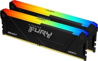 Pamäť Kingston Fury Beast RGB, DDR4, 32 GB, 3200 MHz, CL16 Pamäť Kingston Fury Beast RGB, DDR4, 32 GB, 3200 MHz, CL16