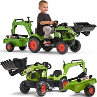 CLAAS TRACTOR S LYŽIČOM + PRÍVES / FALK CLAAS TRACTOR S LYŽIČOM + PRÍVES / FALK
