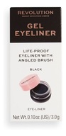 Makeup Revolution Gélová ceruzka na oči Black (001) 3 g Makeup Revolution Gélová ceruzka na oči Black (001) 3 g