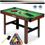 Biliardový stôl 122 x 61 x 76 cm NS-807 tmavo hnedá Biliardový stôl 122 x 61 x 76 cm NS-807 tmavo hnedá
