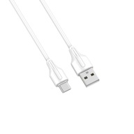 USB-A - USB-C kábel LDNIO 1m 2.1A biely LS541C USB-A - USB-C kábel LDNIO 1m 2.1A biely LS541C