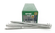 SPAX stavebná skrutka 8x240 WIROX CONE T40 50ks SPAX stavebná skrutka 8x240 WIROX CONE T40 50ks
