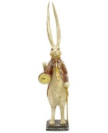 Figúrka králika, dekorácia na krb, zajac o147