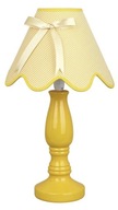Žltá keramická stolná lampa 60W E27 Lola