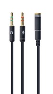 GEMBIRD CCA-418M Mini Jack x2 M - 4-pinový kábel GEMBIRD CCA-418M Mini Jack x2 M - 4-pinový kábel