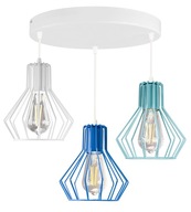 Závesné svietidlo BELL 3 COLOR luster - môže byť LED - výber z 8 farieb tienidiel Závesné svietidlo BELL 3 COLOR luster - môže byť LED - výber z 8 farieb tienidiel