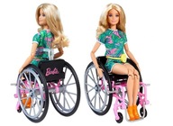 Bábika Barbie na invalidnom vozíku s rampou GRB93