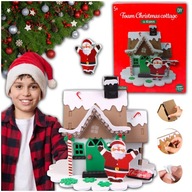 DOMČEK NA POSTAVENIE 3D PENOVÉHO PUZZLE 60 kusov. DETSKÝ DARČEK SANTA