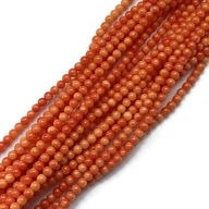 R-4 Prírodná koralová hladká guľa 4 mm R-4 Prírodná koralová hladká guľa 4 mm