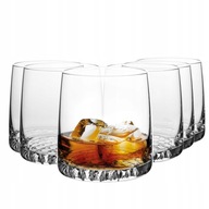 Sada pohárov na whisky pre silné liehoviny, hrubé dno, 6 x 300 ml, Krosno Fjo Sada pohárov na whisky pre silné liehoviny, hrubé dno, 6 x 300 ml, Krosno Fjo