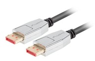 Kábel DISPLAYPORT M/M 20 PIN V1.4 1,8m 8K čierny Kábel DISPLAYPORT M/M 20 PIN V1.4 1,8m 8K čierny