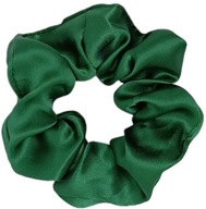 SILK gumička do vlasov - SILK Scrunchie - 100% SILK - zelená SILK gumička do vlasov - SILK Scrunchie - 100% SILK - zelená
