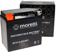 Gélová batéria Moretti YTX14-BS/MTX14-BS Gélová batéria Moretti YTX14-BS/MTX14-BS