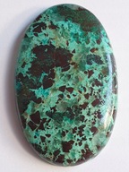 FUSIMA Cabochon chryzokol ~5,5x3,4 cm č.1 FUSIMA Cabochon chryzokol ~5,5x3,4 cm č.1