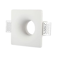V-TAC GIPS GU10 Očko zapustené okrúhle 120x120 Biele VT-714 V-TAC GIPS GU10 Očko zapustené okrúhle 120x120 Biele VT-714