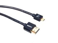 HDMI kábel Maclean MCTV-721, 1 m, typ A, 4K, čierny HDMI kábel Maclean MCTV-721, 1 m, typ A, 4K, čierny