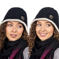 BUKLE Bucket HAT Čierna módna dámska BUKLE Bucket HAT Čierna módna dámska
