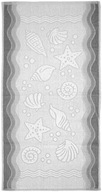 Osuška Flora Ocean, bavlna, 70x140, šedá Osuška Flora Ocean, bavlna, 70x140, šedá