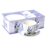 Šálky a podšálky 2 ks LEVANDUĽA 250 ml CR2-92 Šálky a podšálky 2 ks LEVANDUĽA 250 ml CR2-92