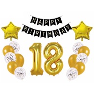 Balónik Happy Birthday k 18. narodeninám