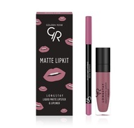 Golden Rose Matte Lipkit Blush Pink Lip Kit Golden Rose Matte Lipkit Blush Pink Lip Kit