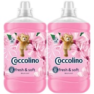 Coccolino Silk Lily Aviváž Fresh & Soft 2x1,7L 136 praní Coccolino Silk Lily Aviváž Fresh & Soft 2x1,7L 136 praní