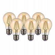 E27 LED žiarovka 8W 800lm=60W Dekoratívna jantárová bez blikania Savineo E27 LED žiarovka 8W 800lm=60W Dekoratívna jantárová bez blikania Savineo