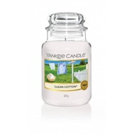 Clean Cotton Yankee Candle - veľká vonná sviečka Clean Cotton Yankee Candle - veľká vonná sviečka