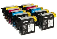 10x ATRAMENTY PRE LC985 J125 J315W J220 J415 J515 J140W 10x ATRAMENTY PRE LC985 J125 J315W J220 J415 J515 J140W