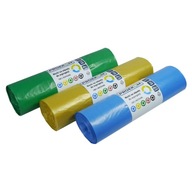 Vrecia na odpad 240L na triedenie odpadu, 3x10 ks Vrecia na odpad 240L na triedenie odpadu, 3x10 ks