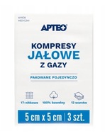 Gázové obklady Synoptis Pharma 5 x 5 cm, 3 kusy Gázové obklady Synoptis Pharma 5 x 5 cm, 3 kusy