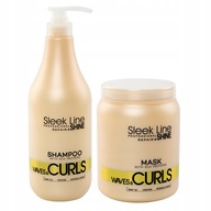 Šampónová maska ​​na vlasy STAPIZ WAVES&CURLS 2x1L