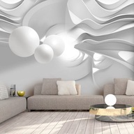 Fototapeta Biele vlny 3D gule 350x245 Fototapeta Biele vlny 3D gule 350x245