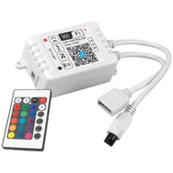 ALEXA 8A 96W RGB WiFi LED ovládač + IR24 diaľkový ovládač ALEXA 8A 96W RGB WiFi LED ovládač + IR24 diaľkový ovládač
