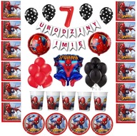 Mega sada XXL balónov Spider-Man banner k 7. narodeninám
