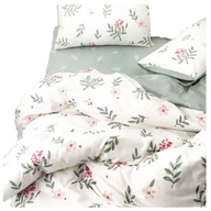 Letná kvetinová súprava obliečok SATIN BAVLNA 160x200 SOFT Letná kvetinová súprava obliečok SATIN BAVLNA 160x200 SOFT