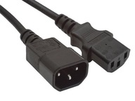 IEC 320 C13 - C14 predlžovací kábel 5m VDE IEC 320 C13 - C14 predlžovací kábel 5m VDE