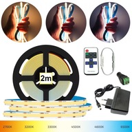 COB LED PÁS 2m SET BEZ BODOV + OVLÁDAČ S DIAĽKOVÝM OVLÁDANÍM + NAPÁJANIE COB LED PÁS 2m SET BEZ BODOV + OVLÁDAČ S DIAĽKOVÝM OVLÁDANÍM + NAPÁJANIE