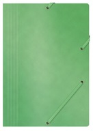 Zelený tvrdý krídlový priečinok na dokumenty formátu A4