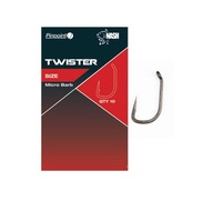 Nash Hooks Twister Veľkosť 5 Micro Barbed 10ks Nash Hooks Twister Veľkosť 5 Micro Barbed 10ks